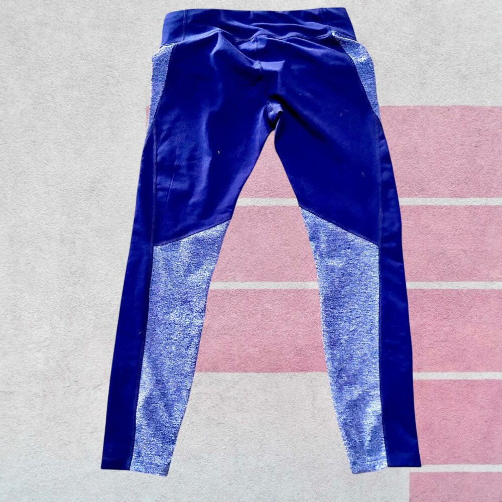 The North Face Leggings Purple Heather Colorblock Womens Large